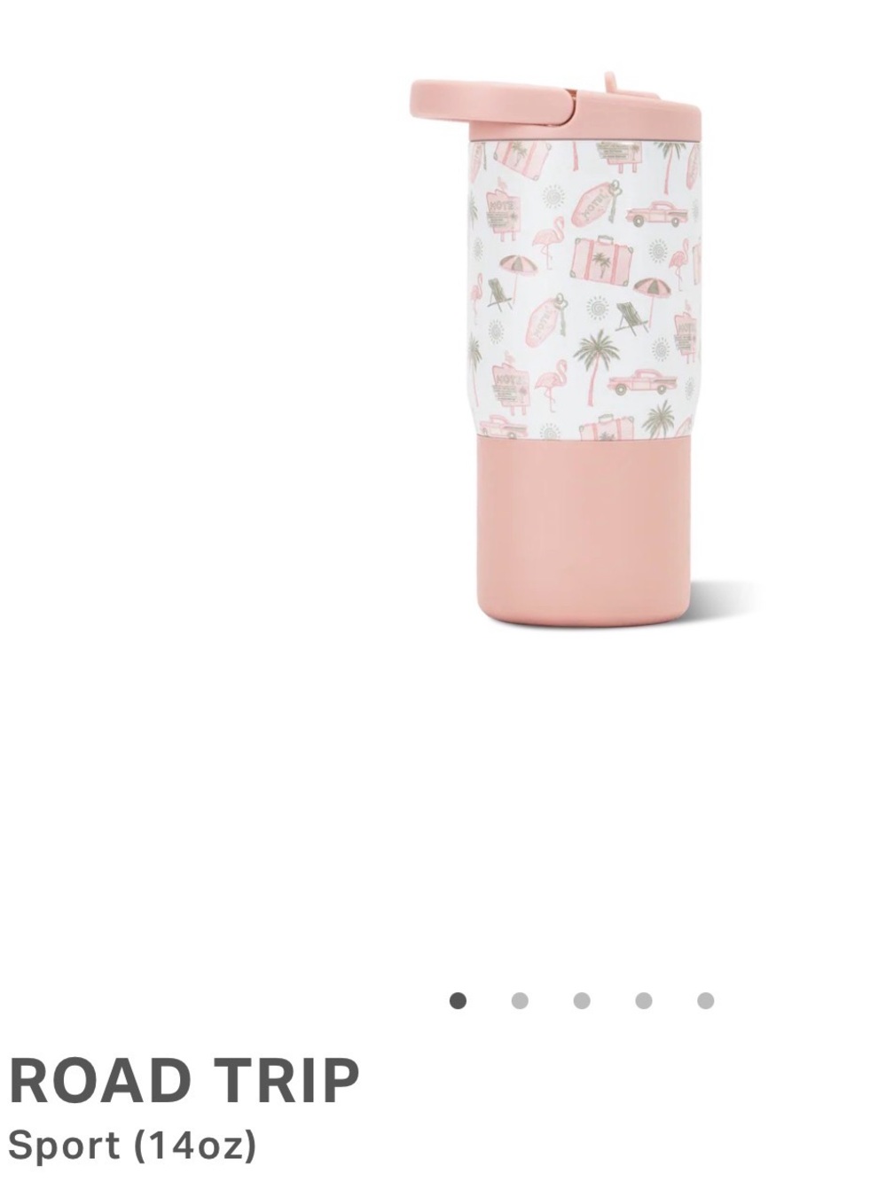 Pink Road Trip Kay x Hydro jug Travel Tumbler